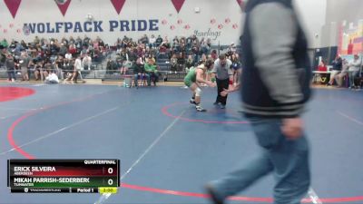 160 lbs Quarterfinal - Mikah Parrish-Sederberg, Tumwater vs Erick Silveira, Aberdeen