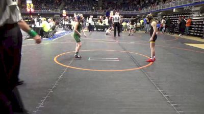 76 lbs Round Of 16 - Vivian Anderson, Mt. Lebanon vs Hadley Snyder, Connellsville