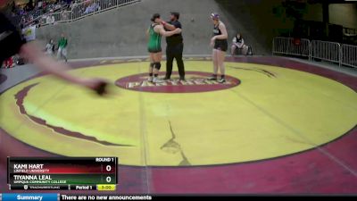 170 lbs Round 1 - Kami Hart, Linfield University vs Tiyanna Leal, Umpqua Community College