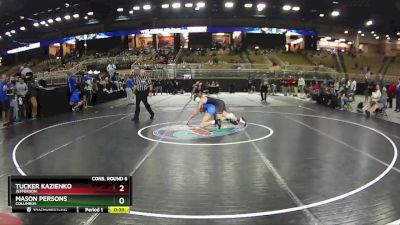 132 lbs Cons. Round 6 - Mason Persons, Columbus vs Tucker Kazienko, Jefferson