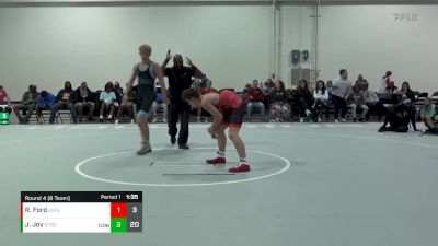 145 lbs Round 4 (6 Team) - Ryan Ford, Scarlet Knights vs Jaxon Joy, Roundtree