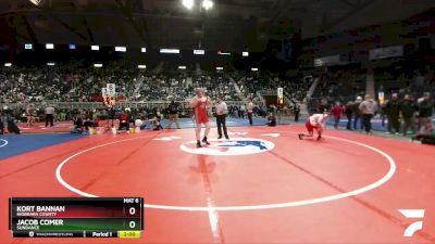 2A-220 lbs Champ. Round 1 - Jacob Comer, Sundance vs Kort Bannan, Niobrara County