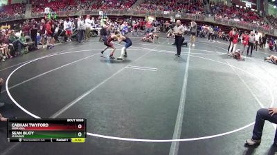 85 lbs Champ. Round 1 - Sean Buoy, Jr Eagles vs Cabhan Twyford, Nebraska