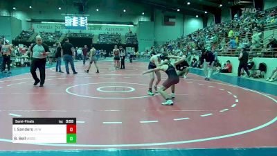 120 lbs Semifinal - Isaiah Sanders, Jr War Eagles Wrestling Club vs Bryce Bell, Woodland Wrestling