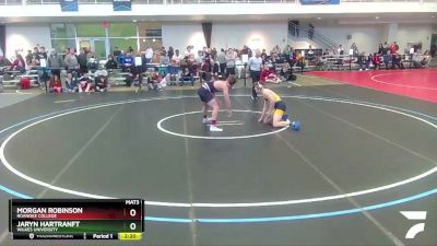 149 lbs Prelim - Jaryn Hartranft, Wilkes University vs Morgan Robinson, Roanoke College