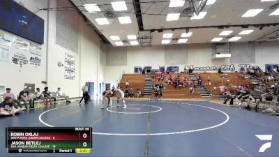 157 lbs Placement Matches (16 Team) - Jason Betlej, San Joaquin Delta College vs Robin Oxlaj, Santa Rosa Junior College