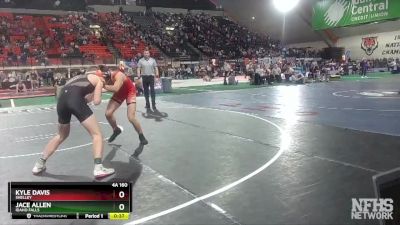 4A 160 lbs Cons. Round 2 - Kyle Davis, Shelley vs Jace Allen, Idaho Falls