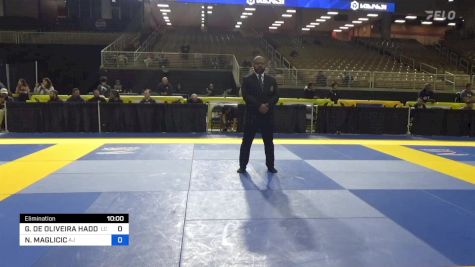 GABRIEL DE OLIVEIRA HADDAD DUART vs NICHOLAS MAGLICIC 2024 Pan Jiu Jitsu IBJJF Championship