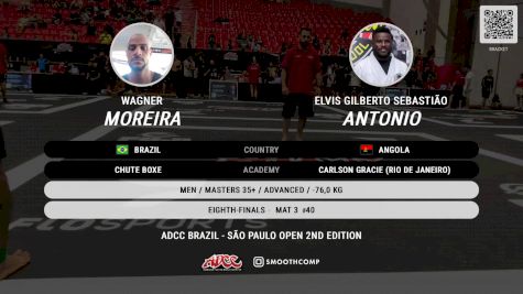 Wagner Moreira vs Elvis Gilberto Sebastião Antoni 2024 ADCC Sao Paulo Open