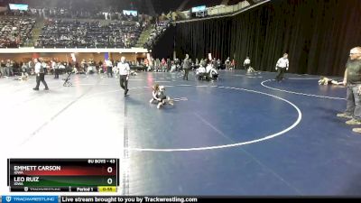 43 lbs 5th Place Match - Leo Ruiz, Iowa vs Emmett Carson, Iowa