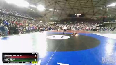 Girls 3A/4A 120 Semifinal - Mary Rush, Auburn (Girls) vs Madisyn Erickson, Yelm (Girls)