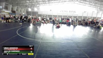 119 lbs Round 1 (4 Team) - Waylon Hardwick, INWTC vs Uriah Anderson, South Central Utah