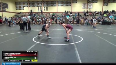 110 lbs Round 4 - Dillan Dean, Lil Bucs vs Nathan Morrow, Unattached