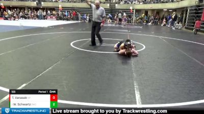 105 lbs Round 3 - Weston Schwartz, Outlaw Wrestling Club vs Thomas Vanasek, New Prague