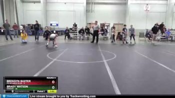 72 lbs Round 6 (8 Team) - Bronsyn Baxter, PA Alliance Blue vs Brady Watson, Kraken