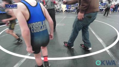 58 lbs Consi Of 4 - Jaxson Dilbeck, Woodland Wrestling Club vs Graydon Marlar, Newkirk Takedown Club