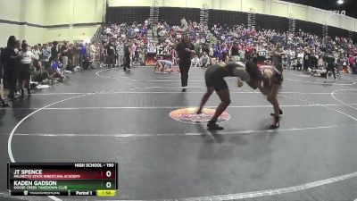 190 lbs Round 2 - Kaden Gadson, Goose Creek Takedown Club vs Jt Spence, Palmetto State Wrestling Academy