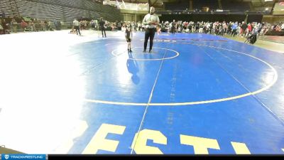 53 lbs Quarterfinal - Camila Ramirez-Amates, Mat Demon Wrestling Club vs Drew Adams, Enumclaw Yellow Jackets Wrestling Club