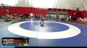 114 lbs Round 4 (6 Team) - Mia Kurth, Team Yellow vs Allison Weiss, Team White