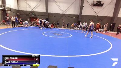 157 lbs Quarterfinal - Isiah Conner, OR vs Isaac Padilla, CA