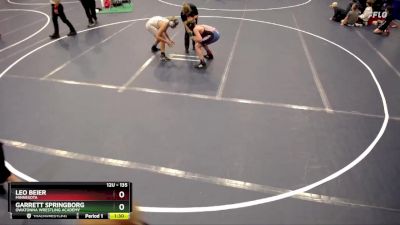 135 lbs Cons. Round 1 - Leo Beier, Minnesota vs Garrett Springborg, Owatonna Wrestling Academy