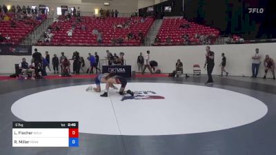 57 kg Rnd Of 32 - Landen Fischer, Wolves Wrestling Club vs Ryan Miller, Pennsylvania RTC