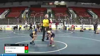 52/55 Round 2 - Kinlee Ernsberger, Freedom Wrestling Club vs Bayden Evans, Adrian-Madison Wrestling