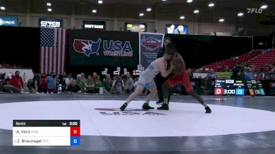 87 kg Semis - Alan Vera, New York Athletic Club vs Zachary Braunagel, Illinois Regional Training Center/Illini WC