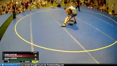 132 lbs Cons. Round 3 - Jude Kaptur, ROUGHNECKS WRESTLING CLUB vs Ryan Ludwig, Ojitsu