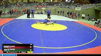 184 lbs Semis (4 Team) - Robert Davis, Oakland vs Gracie Baker, Crane