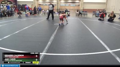 52 lbs Cons. Semi - Genarro Calderon, Stars Wrestling Club vs Andy Davis, LaFayette Youth Wrestling