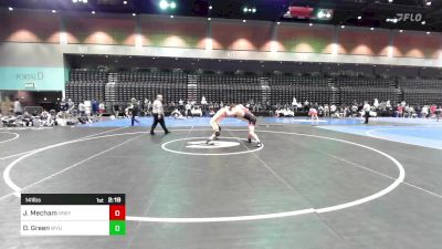 141 lbs Round Of 16 - Joseph Mecham, Western Wyoming vs Darren Green, Wyoming