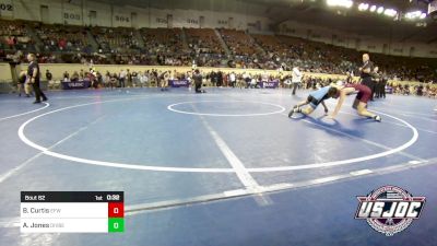 126 lbs Consi Of 16 #1 - Brayden Curtis, Eagle Fang Wrestling vs Ashton Jones, Division Bell Wrestling