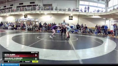 120 lbs Champ. Round 1 - Brendan Hubbard, PAWS Elite Wrestling Club vs Seth Aubin, Hobart Wrestling Club