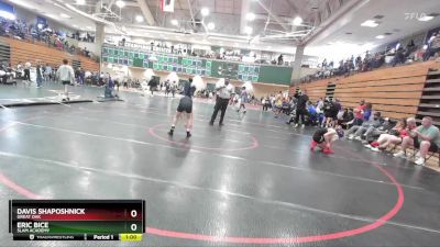 106 lbs Cons. Round 5 - Eric Bice, Slam Academy vs Davis Shaposhnick, Great Oak