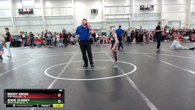 68 lbs Semis & 1st Wrestleback (8 Team) - Brody Gross, Ohio Gold 24K vs Eddie Glinsky, Revolution Elite