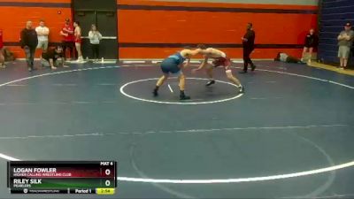 152 lbs Semifinal - Logan Fowler, Higher Calling Wrestling Club vs Riley Silk, Pearlers