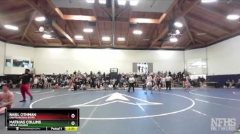 157 lbs Cons. Semi - Mathias Collins, Menlo College vs Basil Othman, San Francisco State