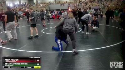 Girls 132 lbs Cons. Round 1 - Kemoria Turner, Cleveland (Girls) vs Sally Johnson, Northwest (Girls)