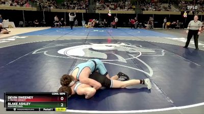 150-2A/1A Cons. Semi - Blake Ashley, Huntingtown vs Devin Sweeney, C. Milton Wright