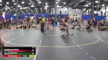167 lbs Round 4 (6 Team) - Dylan Meduna, ARES Black vs Jackson Burpee, ARES White