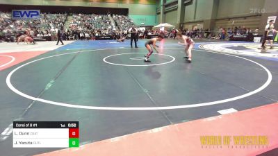 80 lbs Consi Of 8 #1 - Lucas Dunn, Crater Mat Club vs Jaden Yacuta, Outlaws Wrestling Club