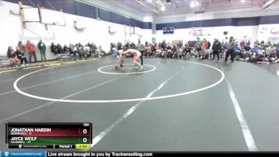 150 lbs Placement Matches (8 Team) - Jayce Wolf, Caldwell vs Jonathan Hardin, Kennewick