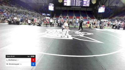 122 lbs Cons 16 #1 - Lily McMahon, Montana vs Madelyn Strohmayer, Minnesota