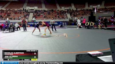 D1-138 lbs Cons. Round 2 - Nicholas Albertson, Shadow Ridge vs Jose Alvirena, Cesar Chavez