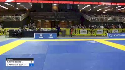 ALEXSSANDRO PINTO SODRÉ vs GARRETT MATTHEW BECK 2021 Pan Jiu-Jitsu IBJJF Championship