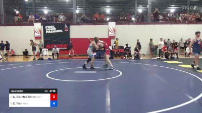 79 kg Round Of 32 - Aydin Rix McElhinney, Northern Colorado Wrestling Club vs Caleb Fish, Michigan Wrestling Club