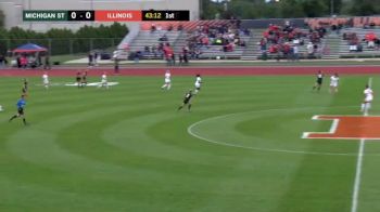 2018 Michigan State vs Illinois | Big Ten Women's Soccer