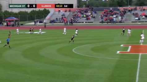 2018 Michigan State vs Illinois | Big Ten Women's Soccer