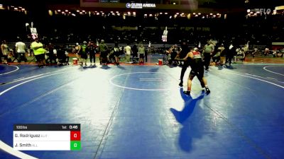 100 lbs Quarterfinal - Gavin Rodriguez, Elite NJ vs Julian Smith, All I See Is Gold